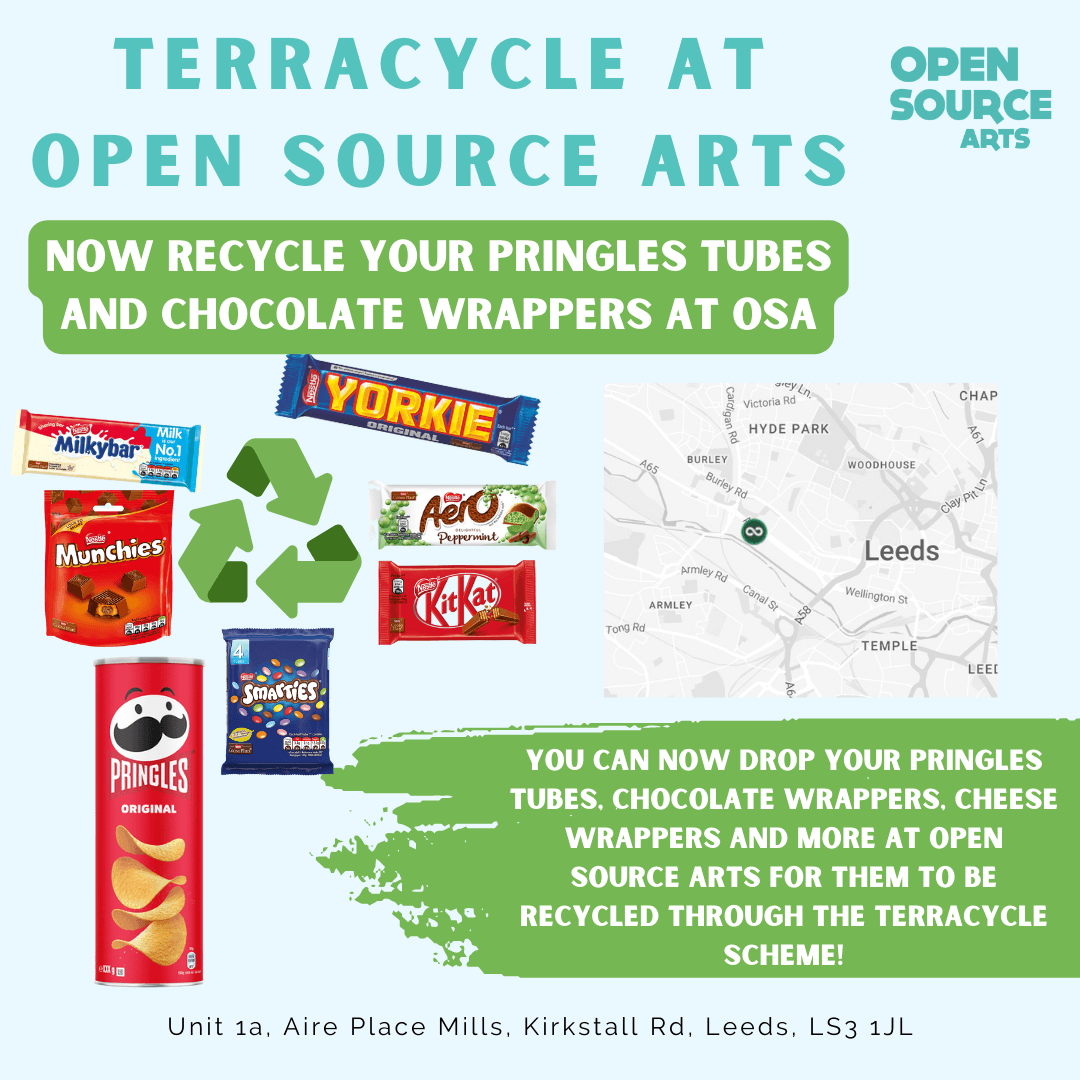 Terracycle collection point at Open Source Arts