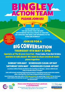 Bingley Action Team cleanup volunteering open source arts conservation