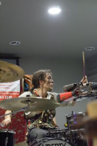 Jake Madhatter is a multi-instrumental improviser, with a long history of playing for live dance.
