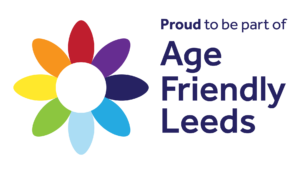 Logo for age friendly Leeds, tap here for link