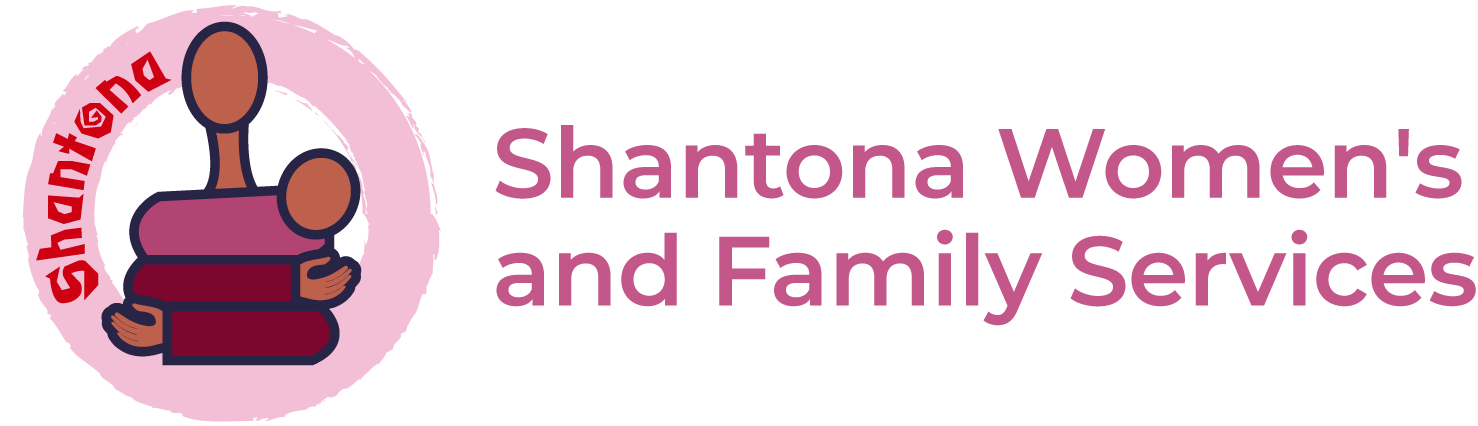 Logo for Shantona Women's and Family Service, as part of our 'Say No To Islamophobia' accreditation. Tap to go to link