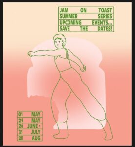 Graphic for Jam on Toast event.