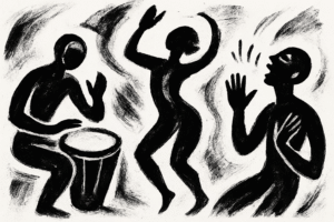 Drumming, dancing and singing to keep body and soul connected.